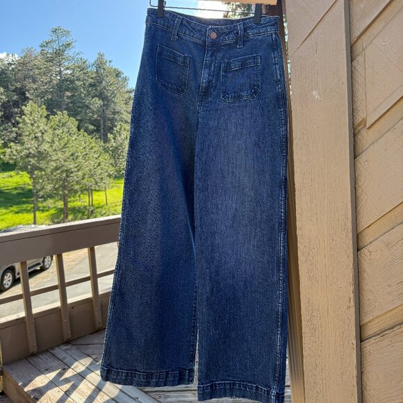 EUC Old Navy Extra High-Rise, Wide-Leg Denim 4P - Picture 3 of 10